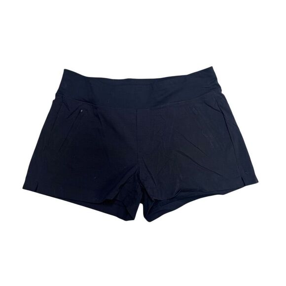 NWOT Athleta Women's Trekkie North Short Size 16 Black Casual Hiking Shorts - Picture 1 of 5